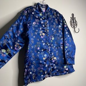 NWT Asian Inspired Satin Brocade Jacket by C. Fairbank